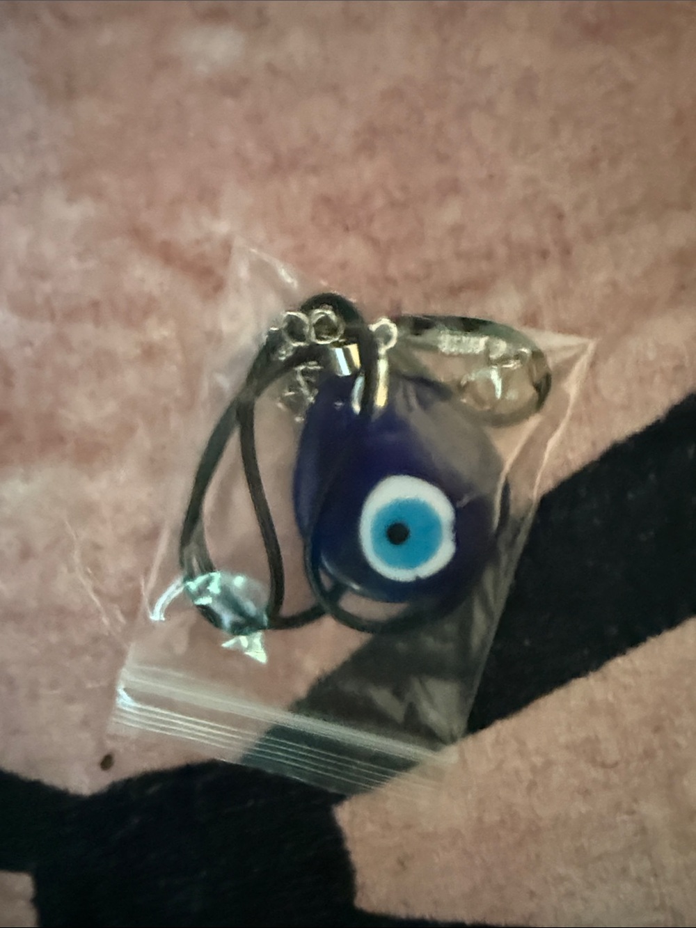 Blue Evil Eye Charm Necklace